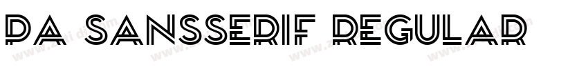 PA SansSerif Regular字体转换